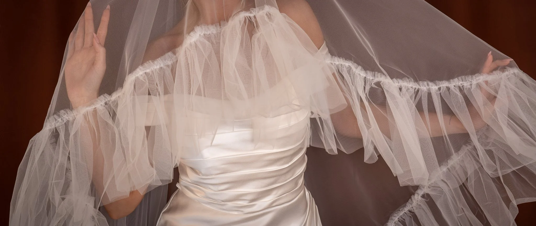 Ava | Fringed Tulle Veil - Image 7