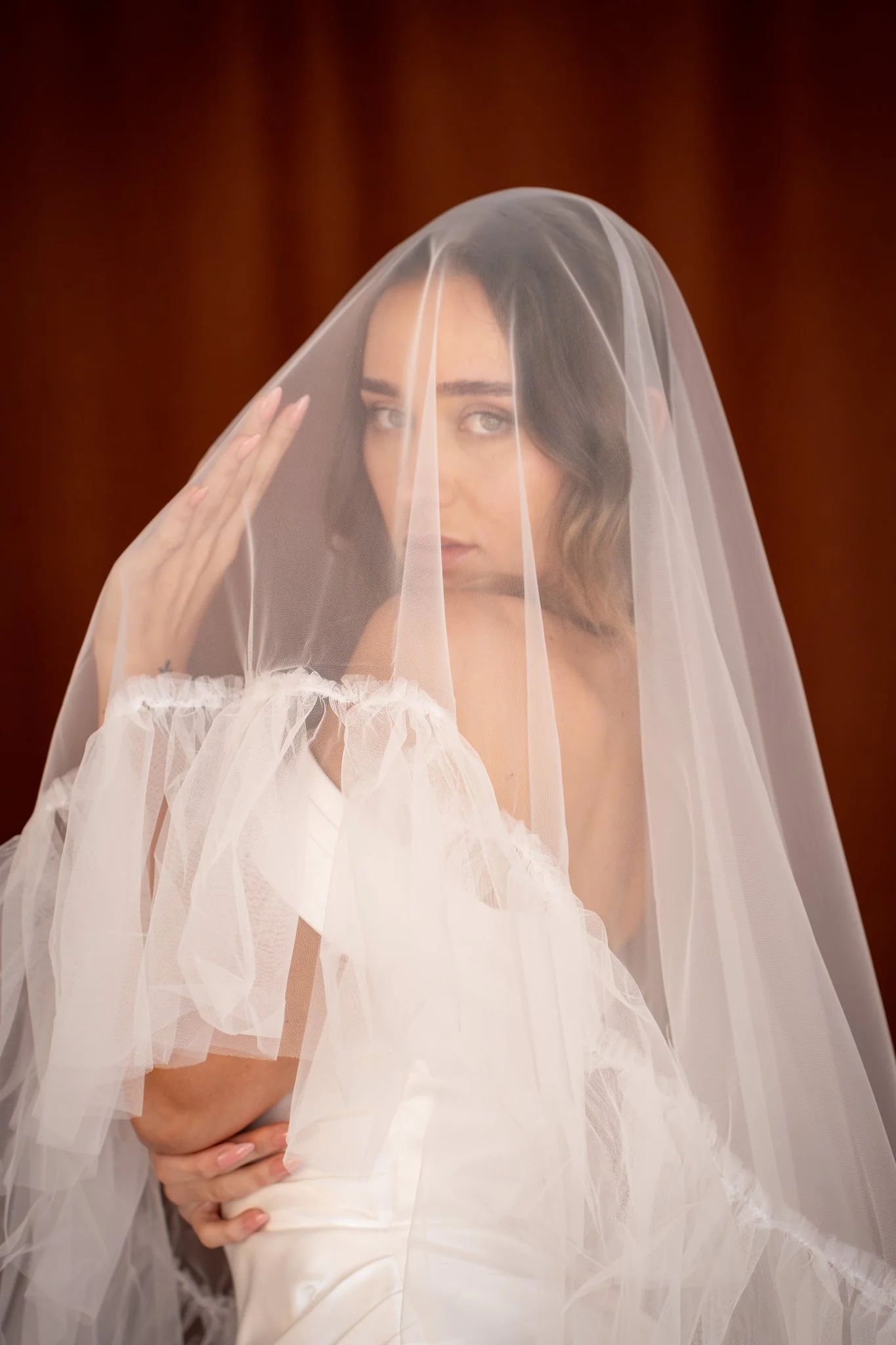 Ava | Fringed Tulle Veil - Image 8