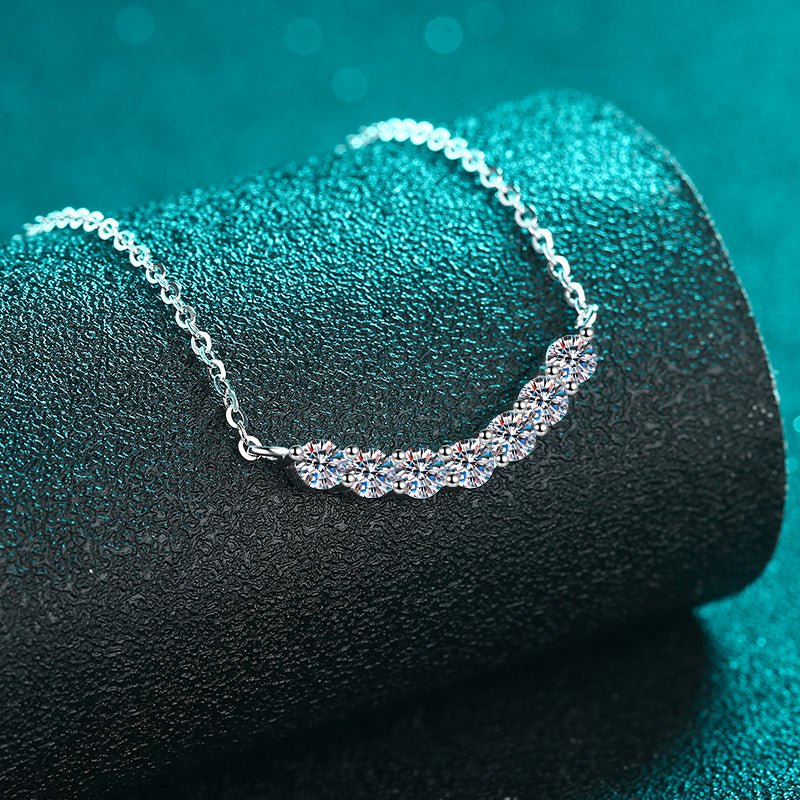 Clementine | Moissanite Pendant Necklace - Image 4