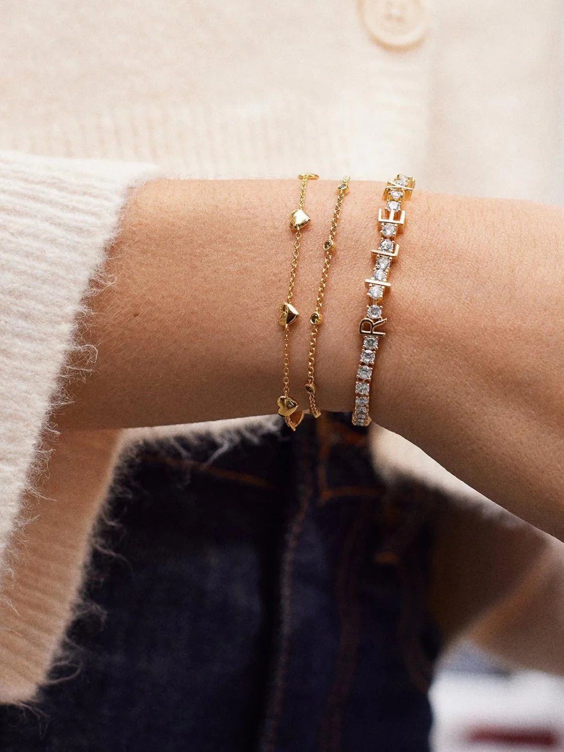 Delilah | Charm Bracelet - Gold - Image 3