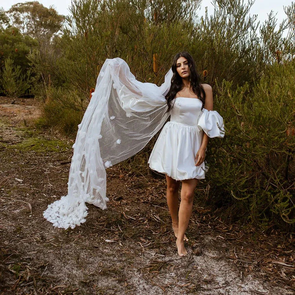 Marielle | 3D Flower Veil - Image 3