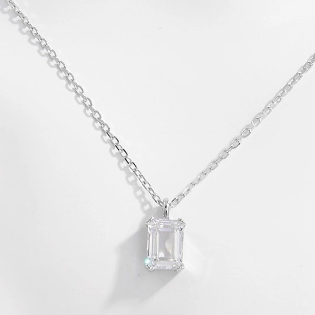 Nora | Emerald Cut Necklace - Image 3