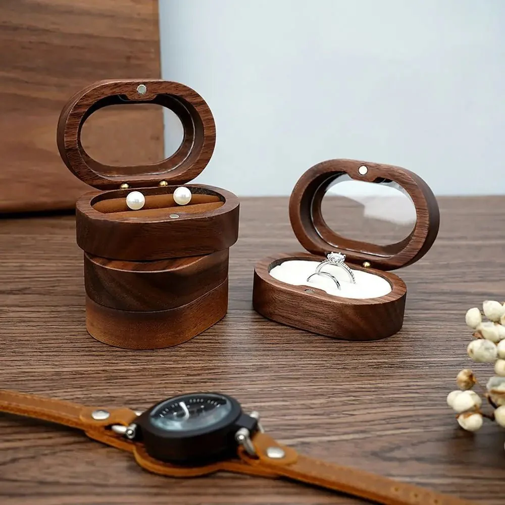 Oval Wooden Jewellery Box - Image 15