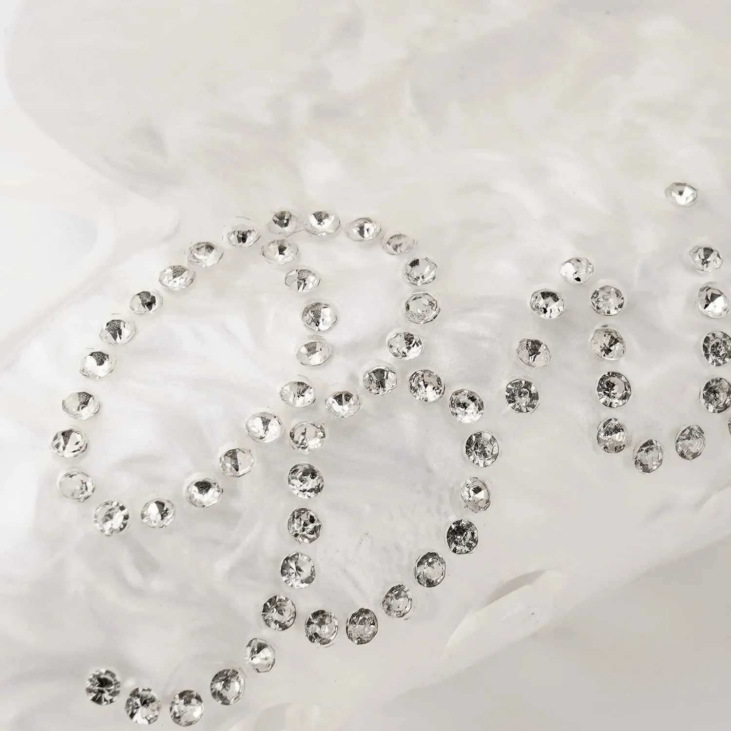 Rhinestone Bride Hair Claw Clip - Image 8